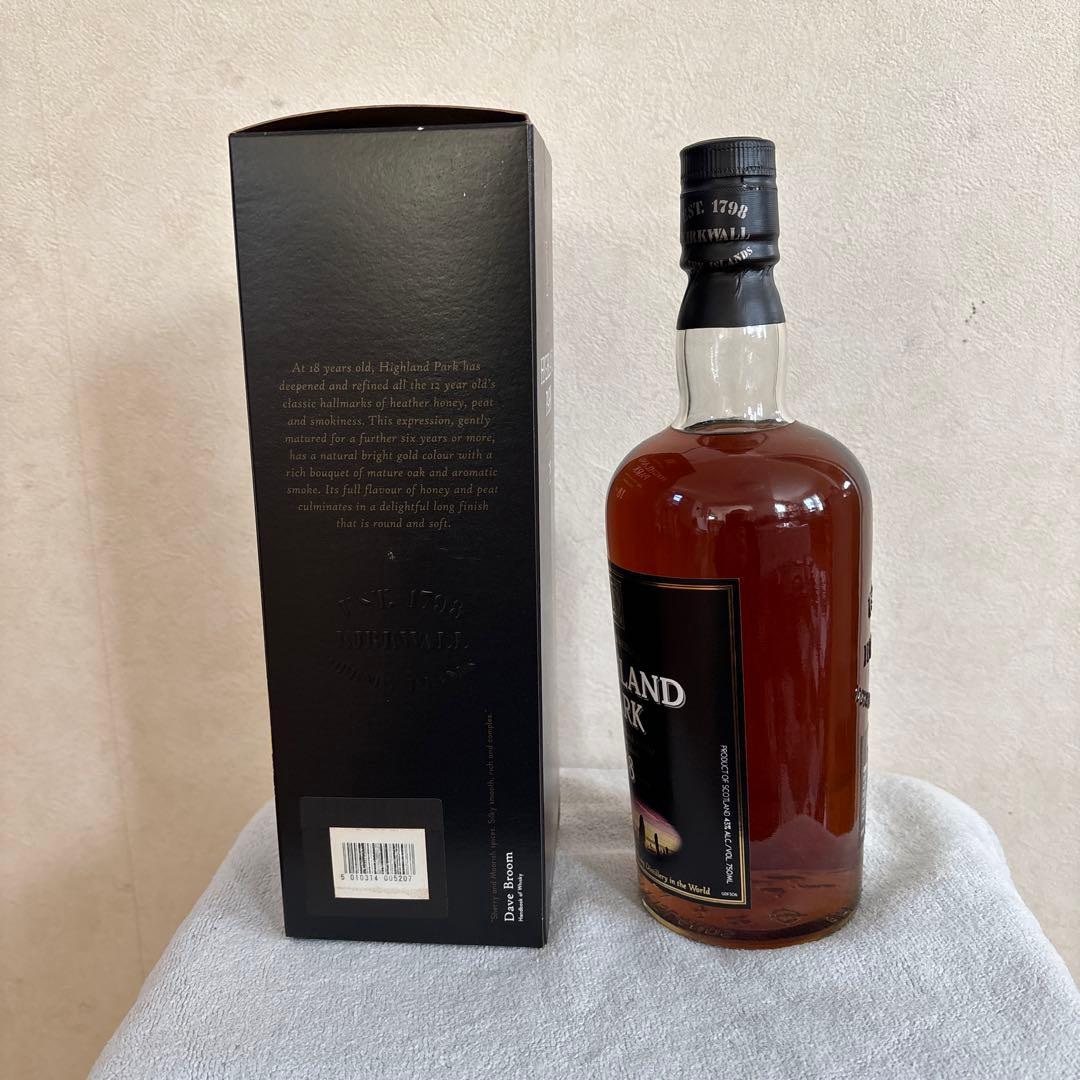 ハイランドパーク18年　オールドボトル　古酒 750ml 43%