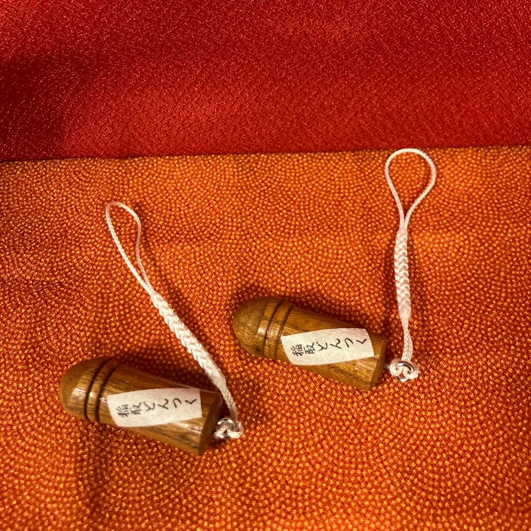 【新品未使用】どんつく祭　伊豆稲取　ストラップ　2個セット