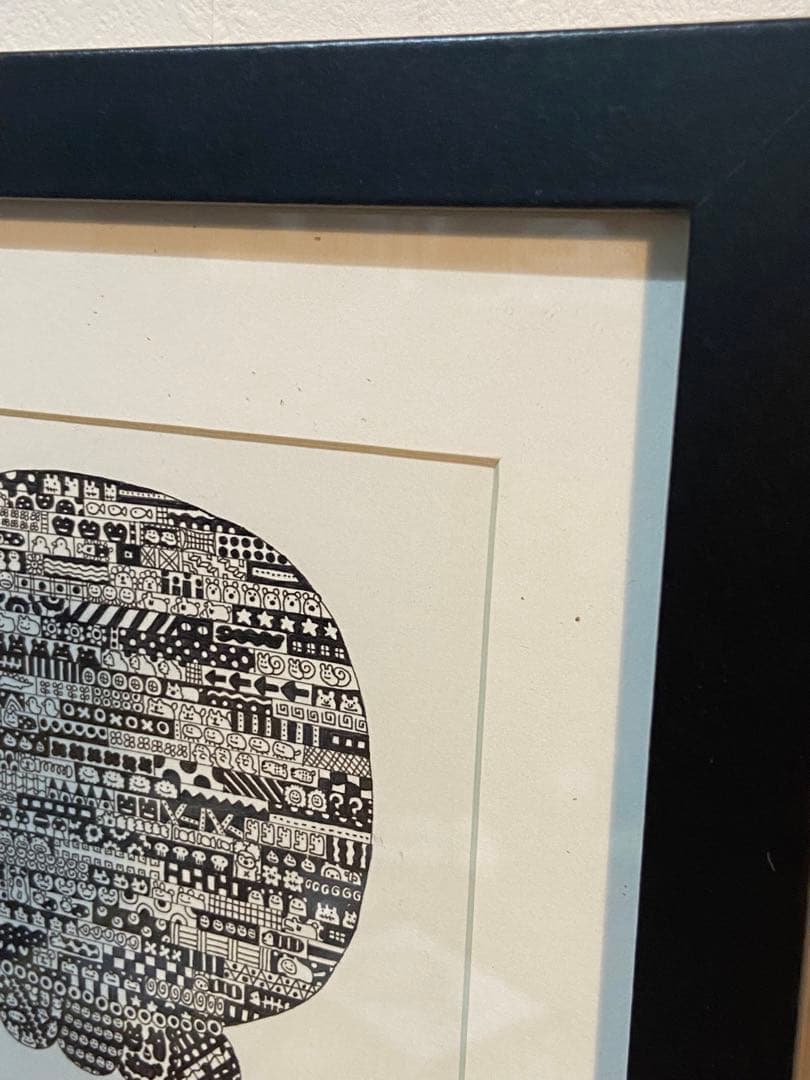 佐藤明日香　ボールペン画　「un ballon-2」