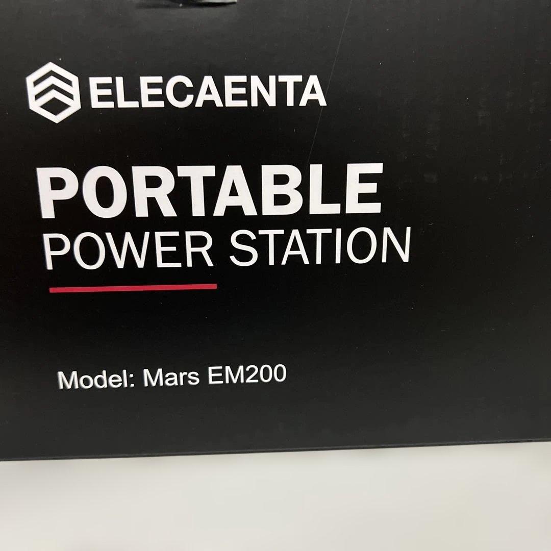 ELECAENTA ポータブル電源 超小型 200Wh 6倍寿命