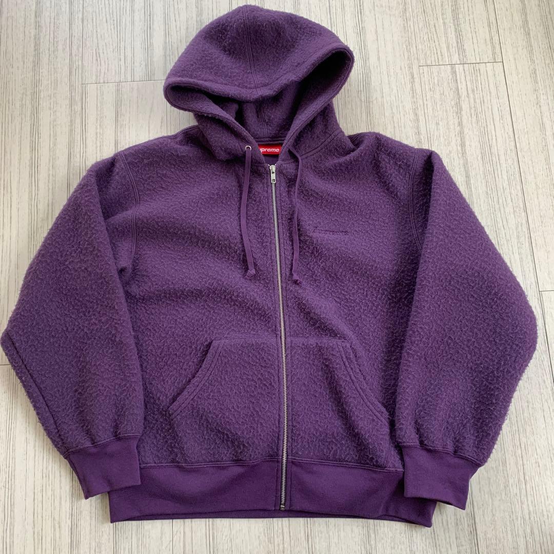 シュプリーム　Pilled Zip Up Hooded Sweatshirt