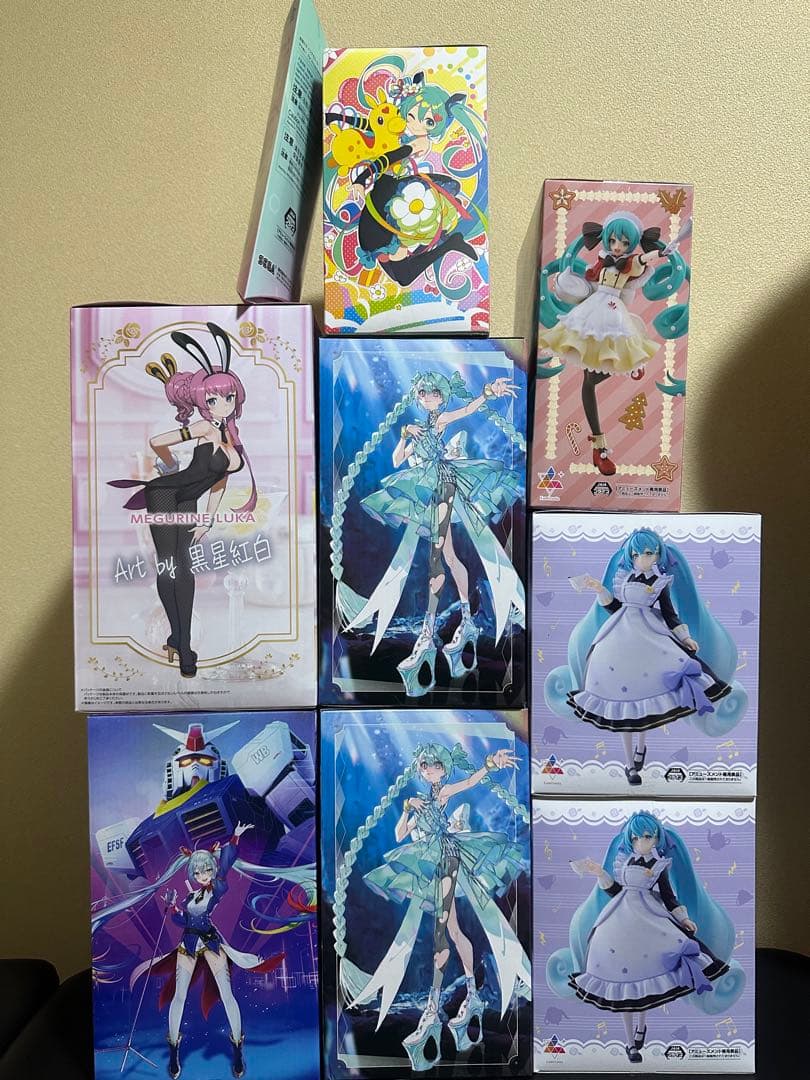 初音ミク フィギュア＋その他　9個　まとめ売り　美少女　アクぬい　巡音ルカ