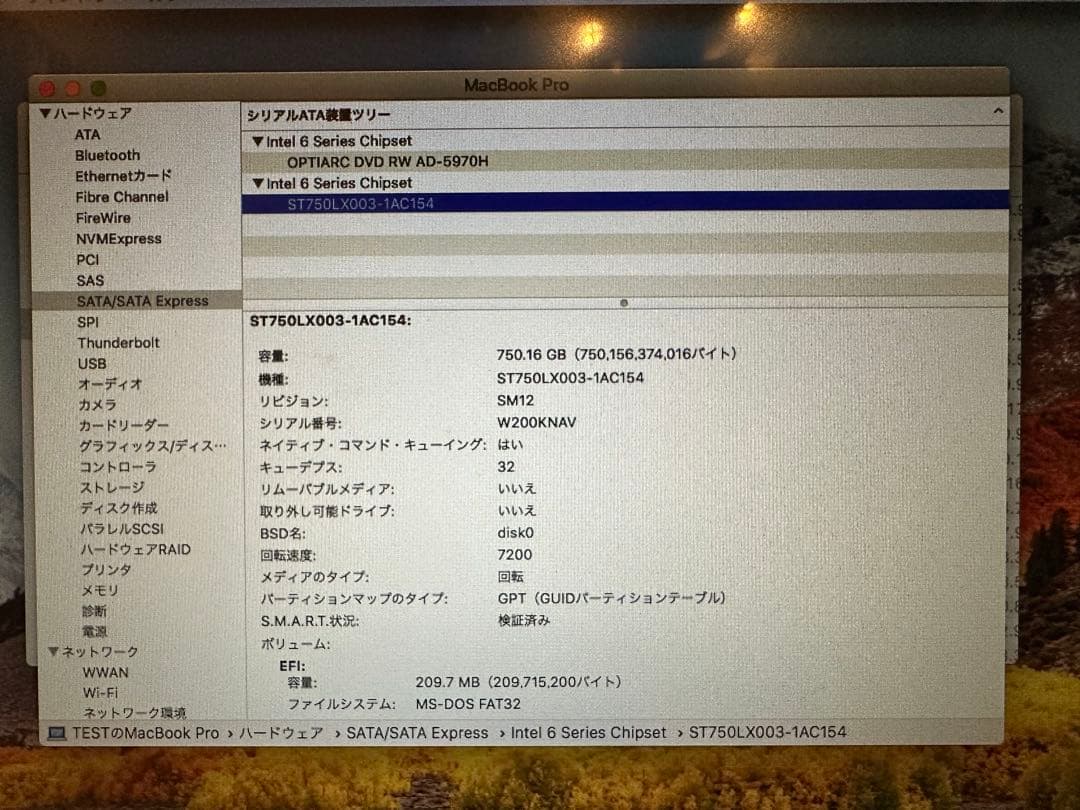 MacBook本体 Apple MacBook Pro 13inch Early2011 i5