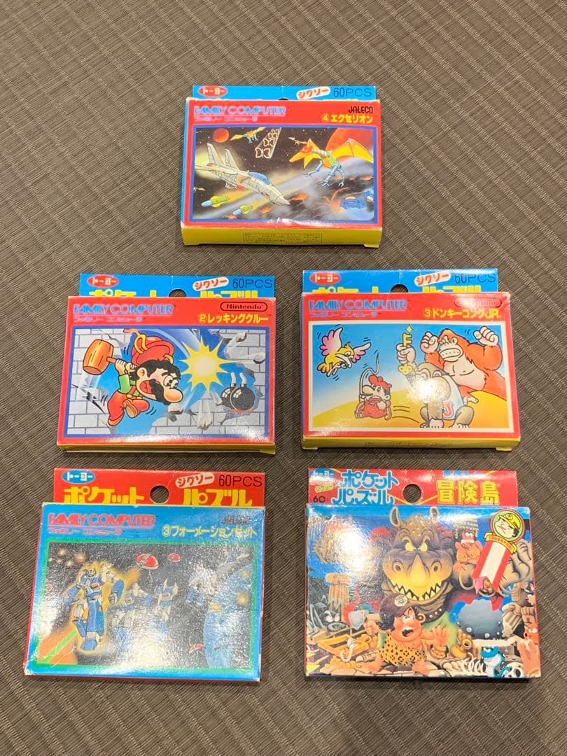 レトロ　ファミコン　トーヨー　ポケットパズル　ジグソーパズル