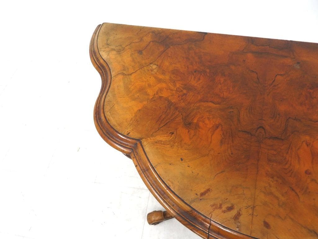 英国　イギリス　アンティーク　コンソールテーブル　ダイニングテーブル　拡張式