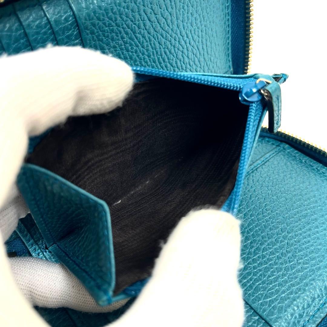 グッチ　GGキャンバス　ラウンドファスナー　ミディアムウォレット　ロゴ総柄　極美