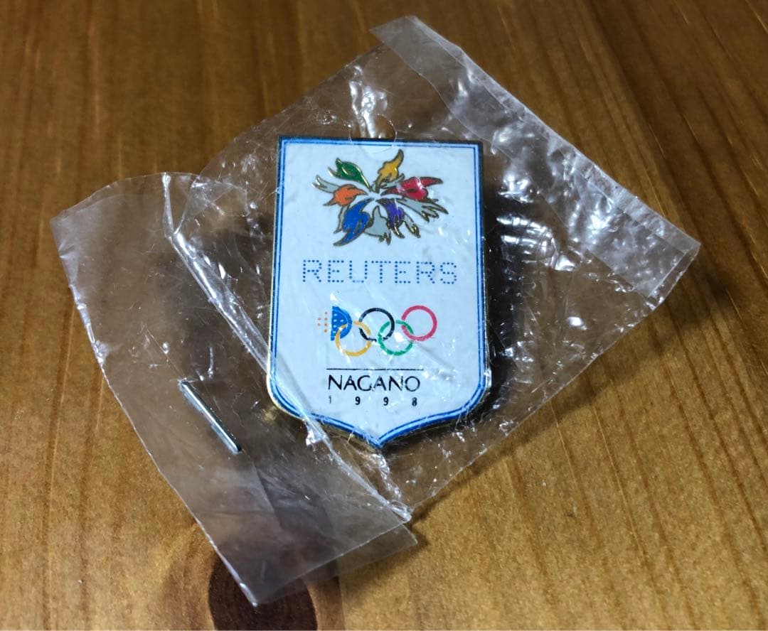 1998 長野オリンピック　メディア　ロイター/REUTER ピンバッジ