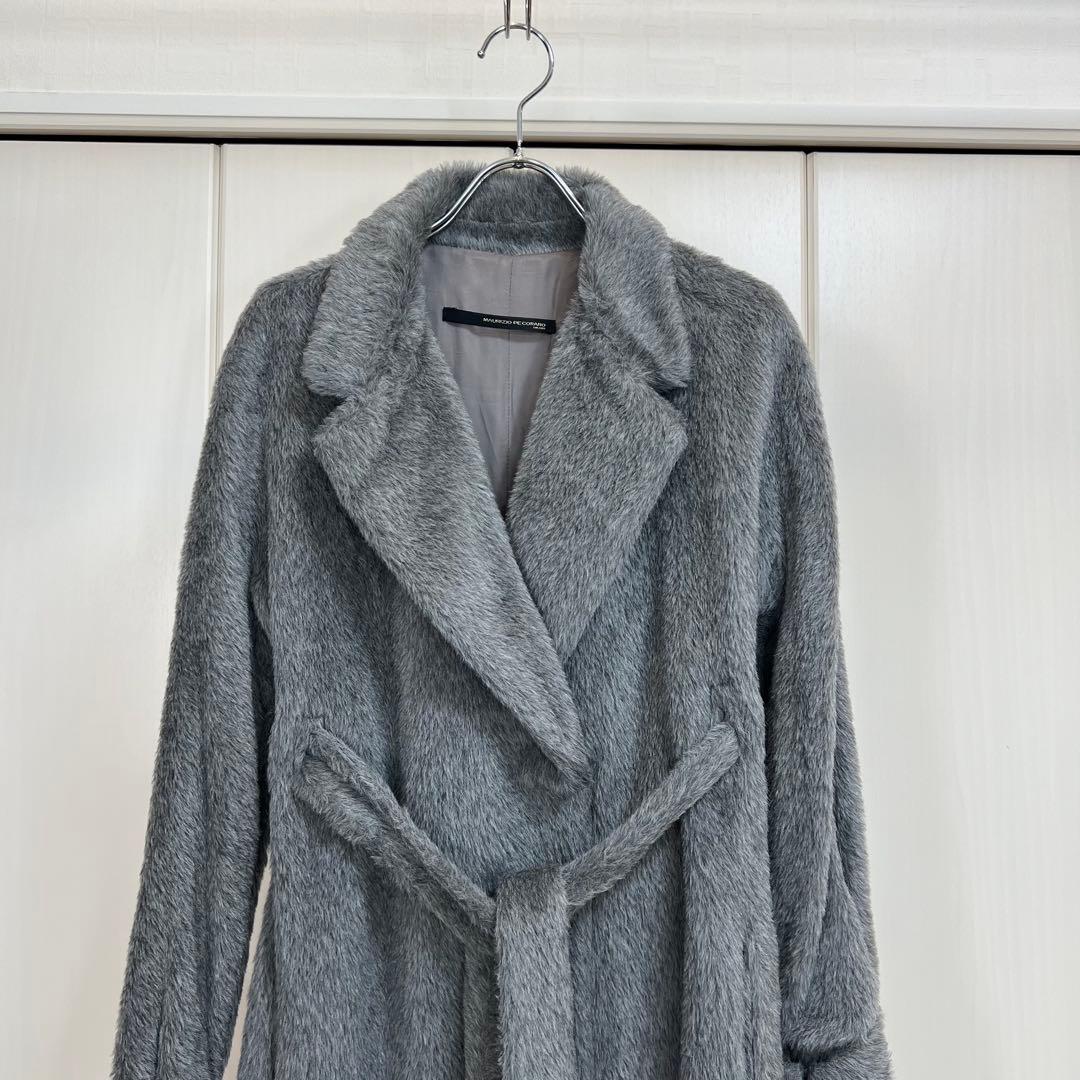 MAURIZIO PECORARO 07AW アルパカウール シャギーコート