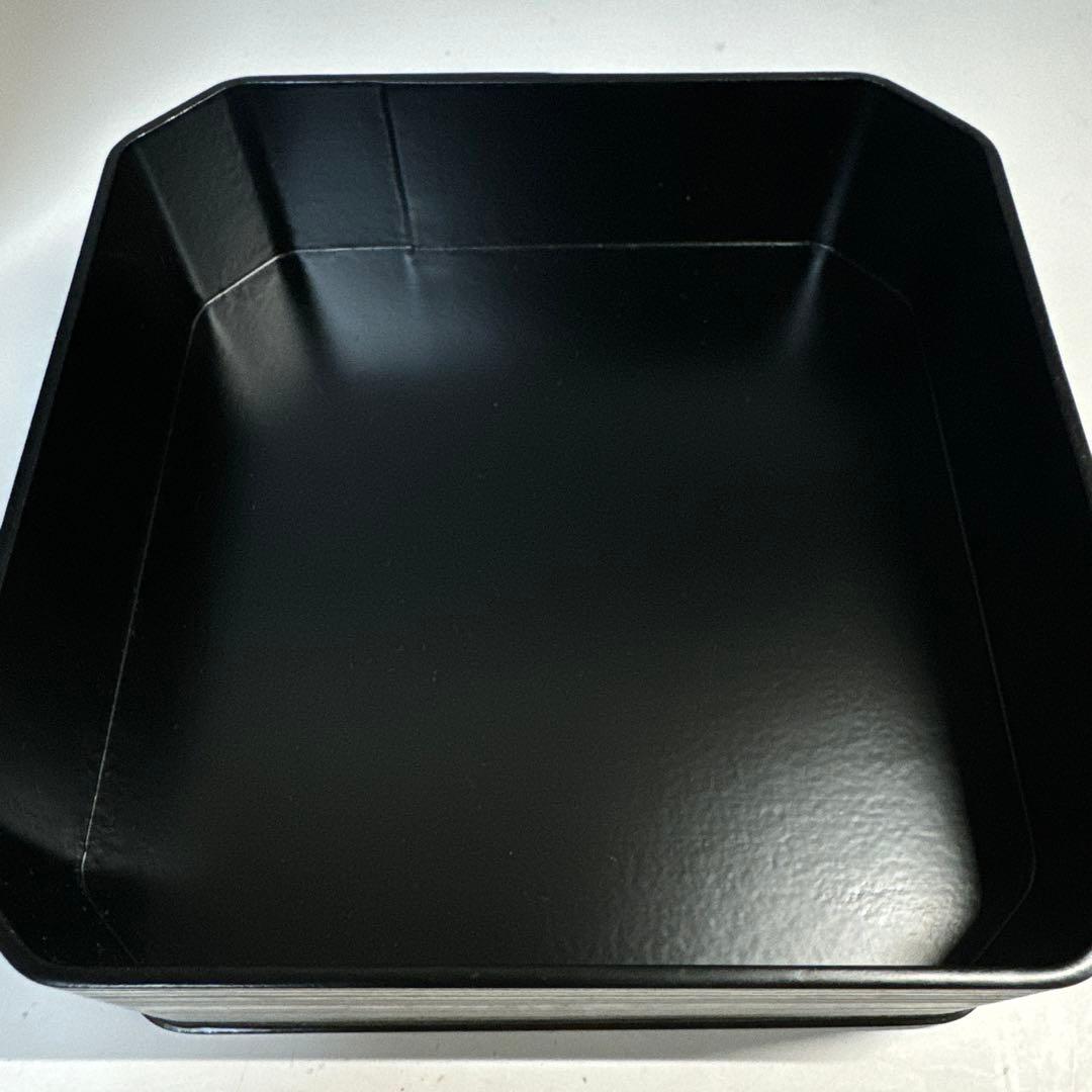 レ＊ 茶道具 一閑塗片木目 縁高 道端江春 造