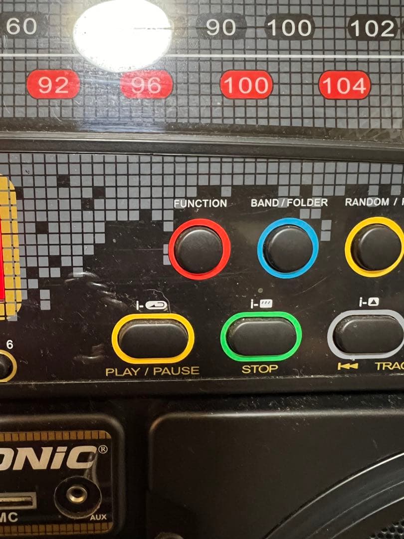 激レア LASONIC Bluetooth レトロ ラジカセ風　ラソニック