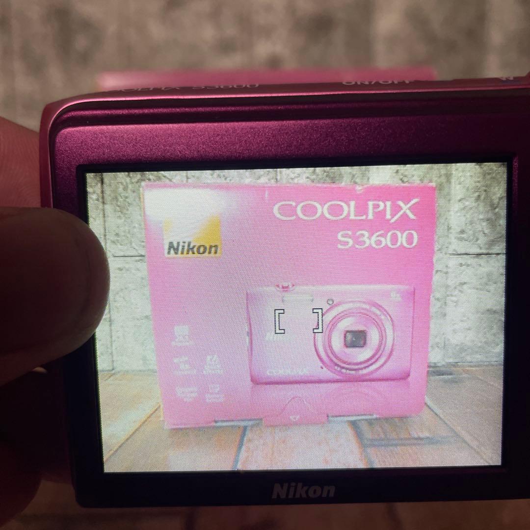 #882 Nikon COOLPIX S3600 ピンク