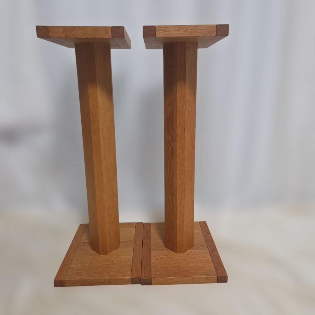 木製スピーカースタンド2個セット