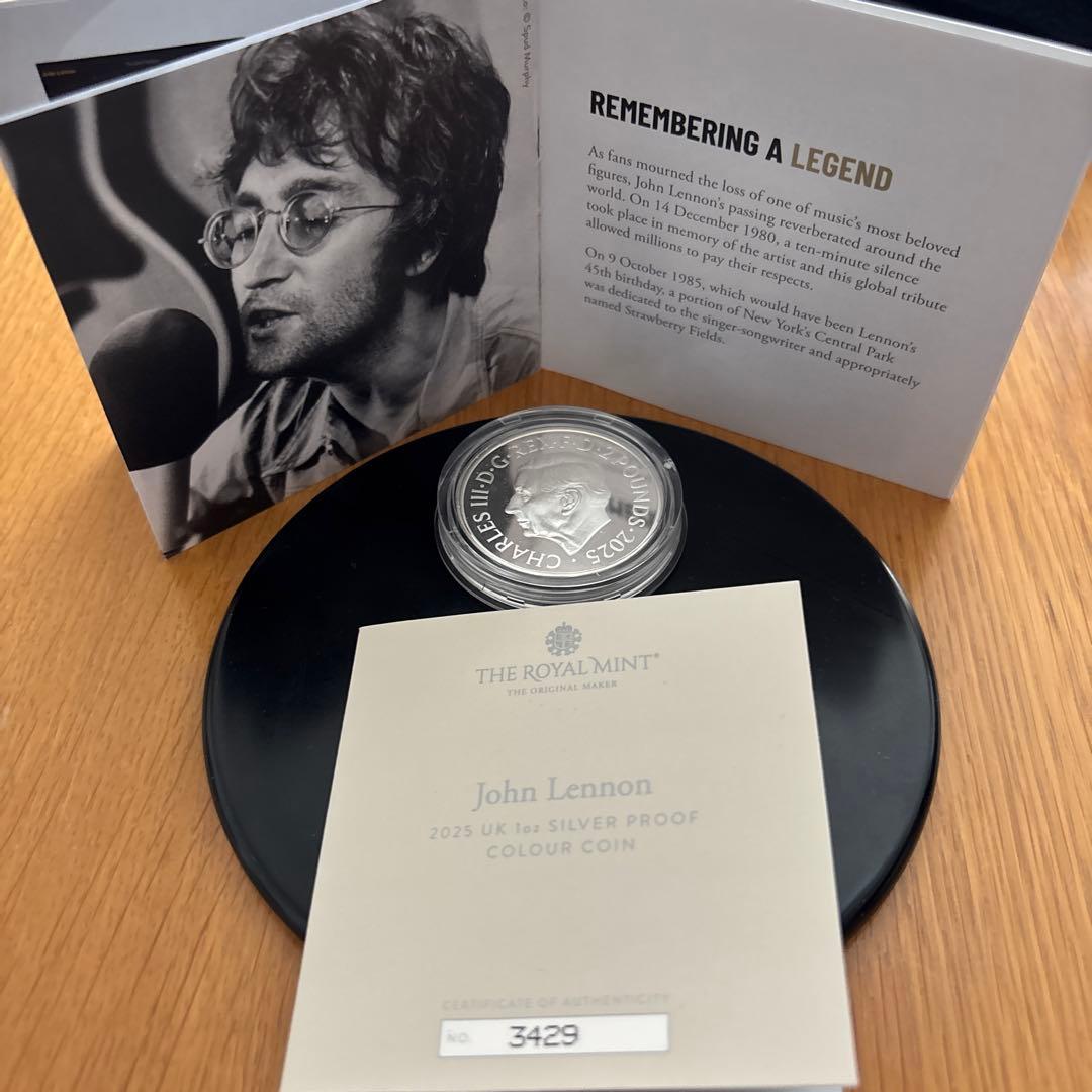 A*e様 John Lennon 2023 UK Silver Proof Co