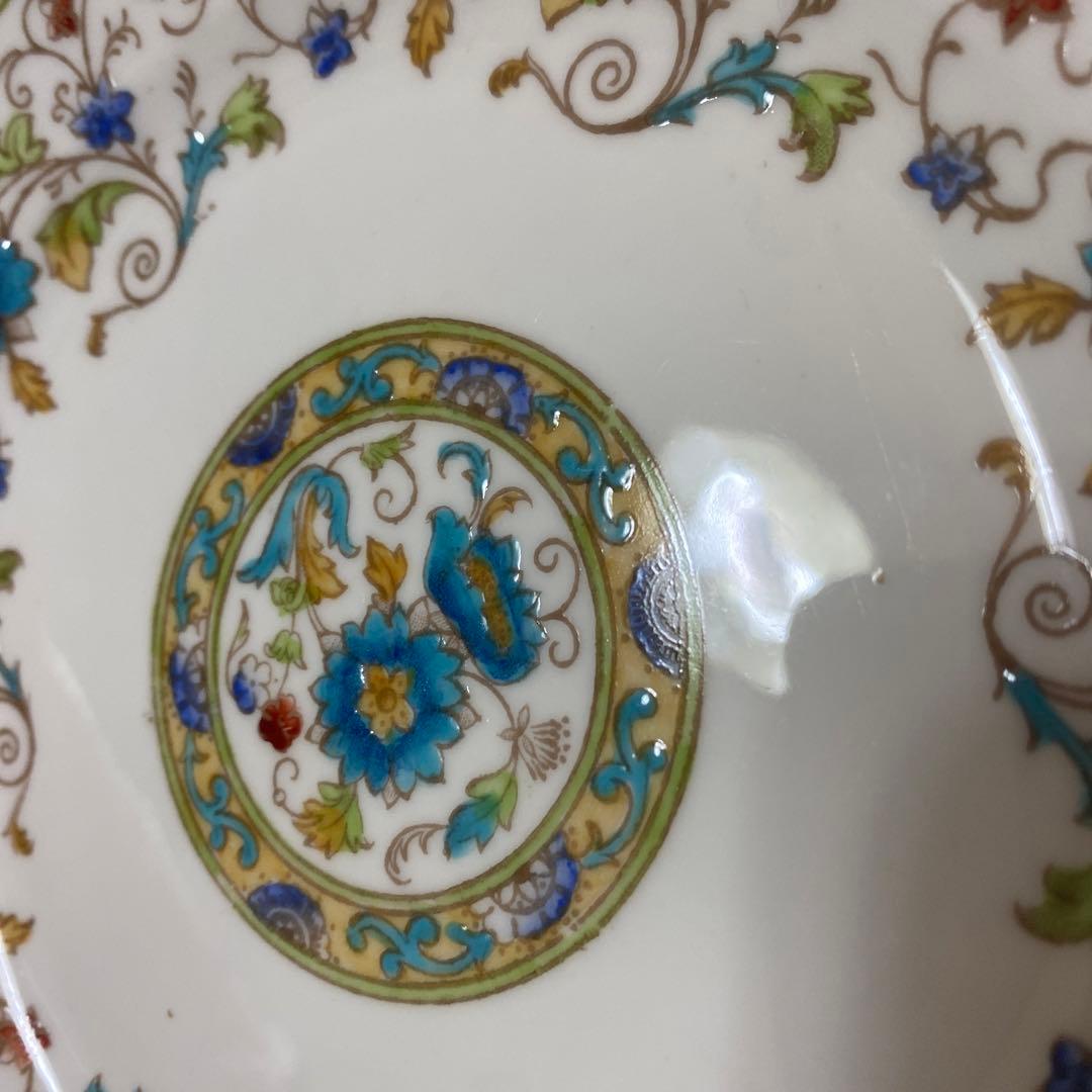 英国　ロイヤルチェルシー　テニスン　カップソーサー　シノワズリ