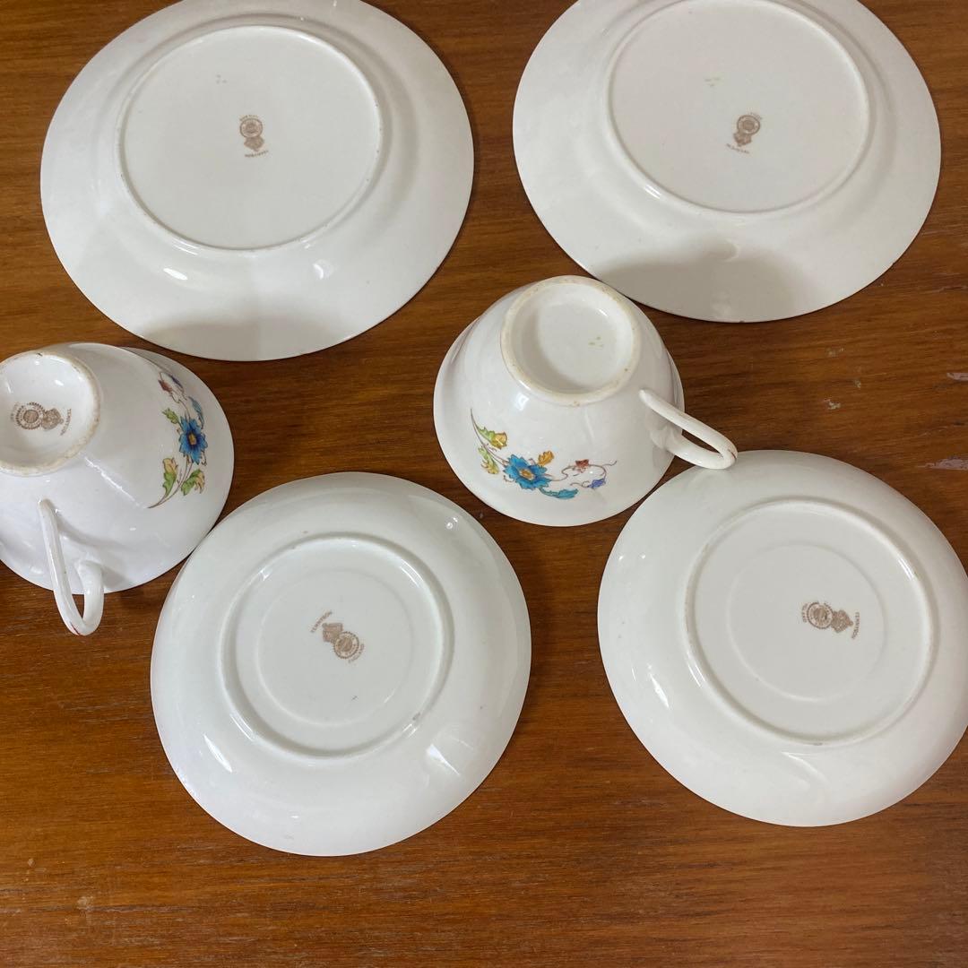 英国　ロイヤルチェルシー　テニスン　カップソーサー　シノワズリ