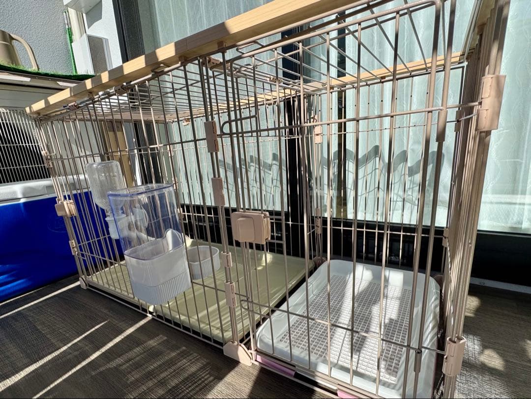 小中型犬用金属製犬用ケージ