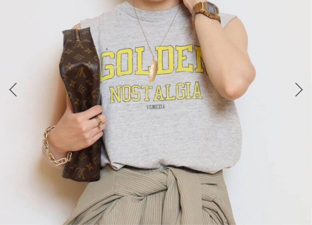 新品・タグ付き【GOLDEN /ゴールデングース】ノースリーブTシャツ