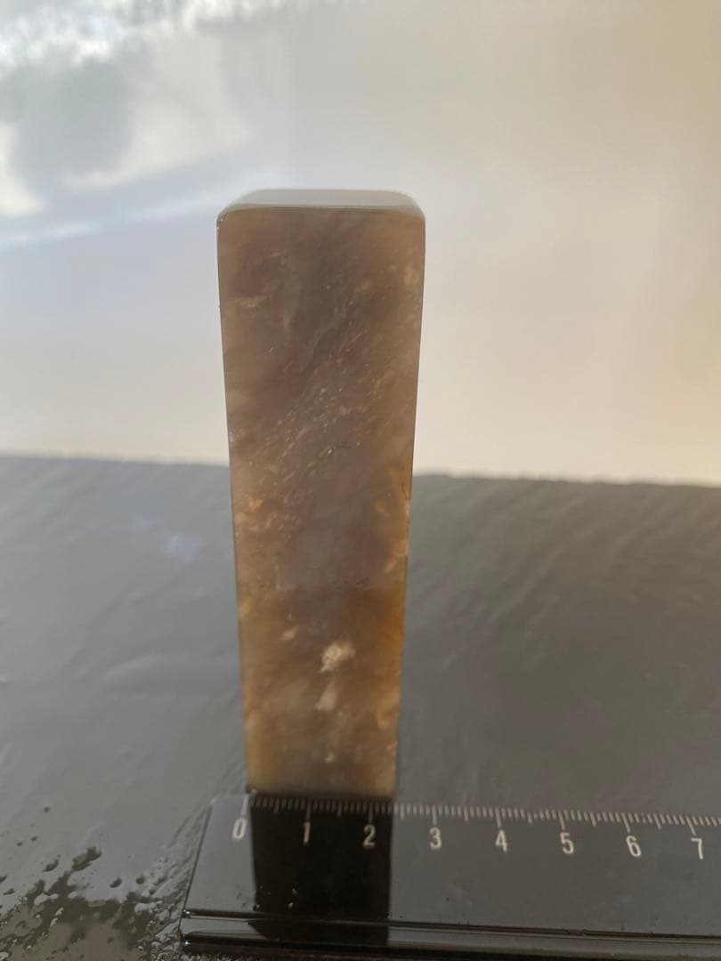 訳あり　巴林石　鶏血　印材　篆刻　印石　書道　落款　引首　雅号　美品