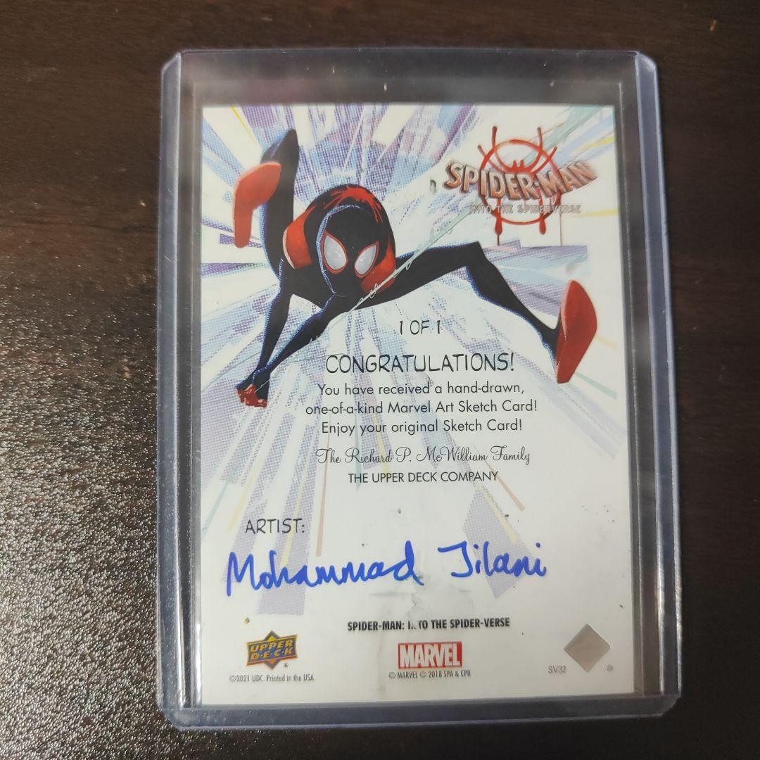 MARVEL　スパイダーマン　スケッチカード