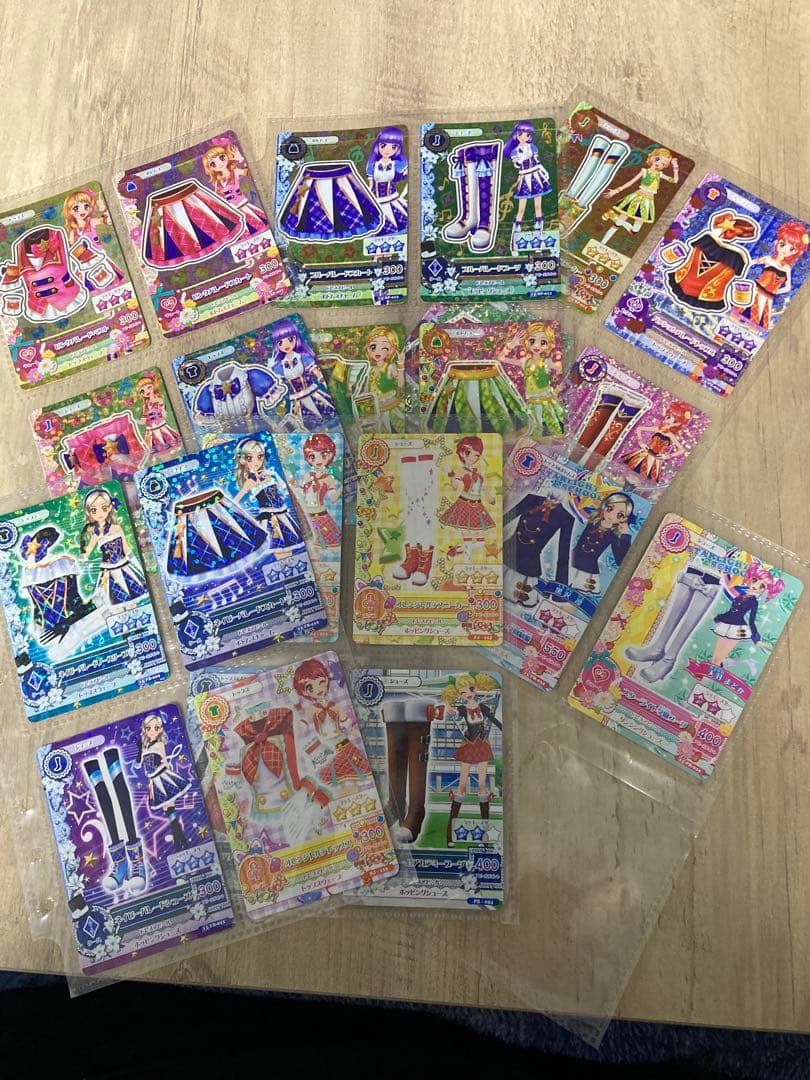 アイカツカード　パレードコーデ　制服　22枚