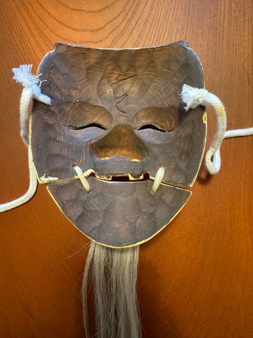 能面 神楽面 木製 木彫り 彫刻