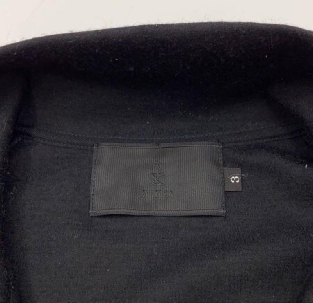 美　K.ITO ケーイトウ　ブルゾン　トラックジャケット　ウール　ブラックＬ 3