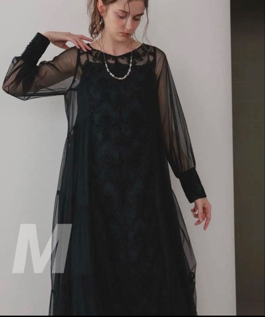 ★新品★ドリードール　モールレースサイドティアードドレス