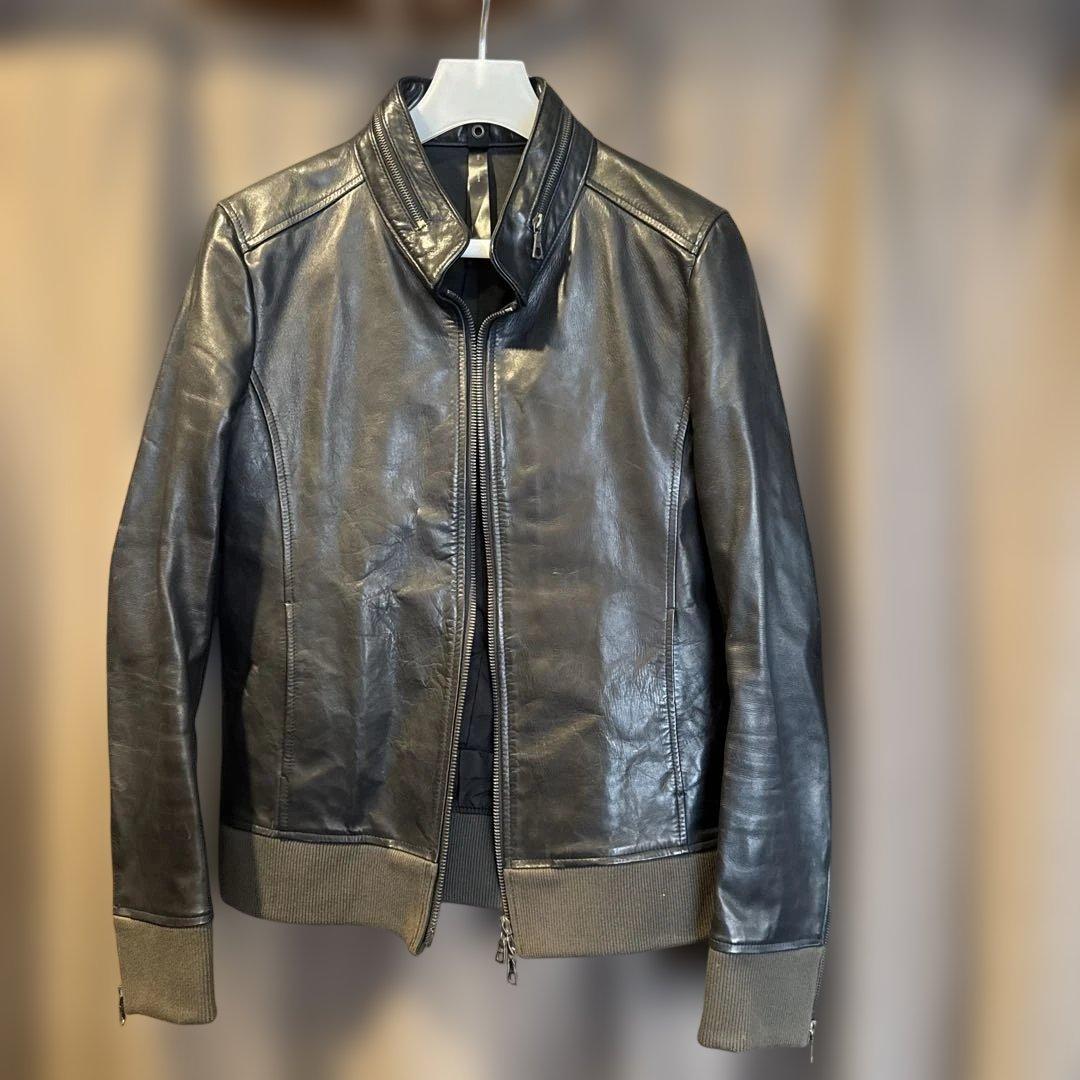 WJK レザー ライダースジャケット