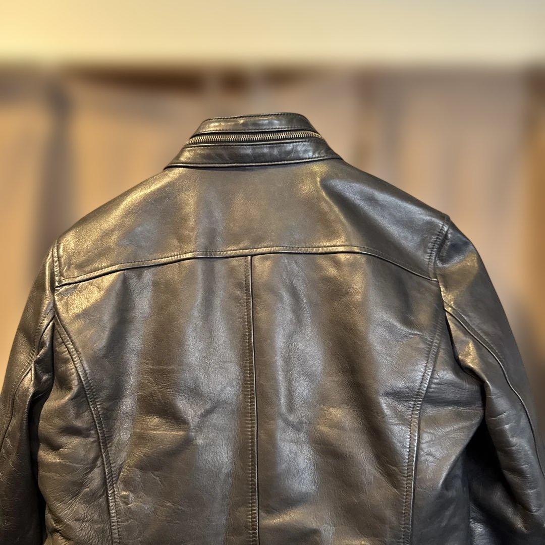 WJK レザー ライダースジャケット