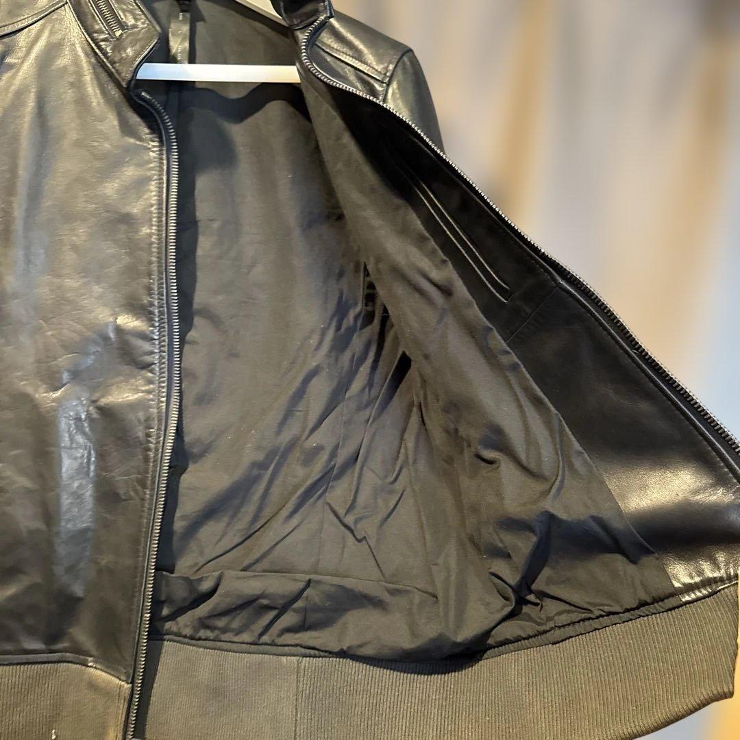 WJK レザー ライダースジャケット