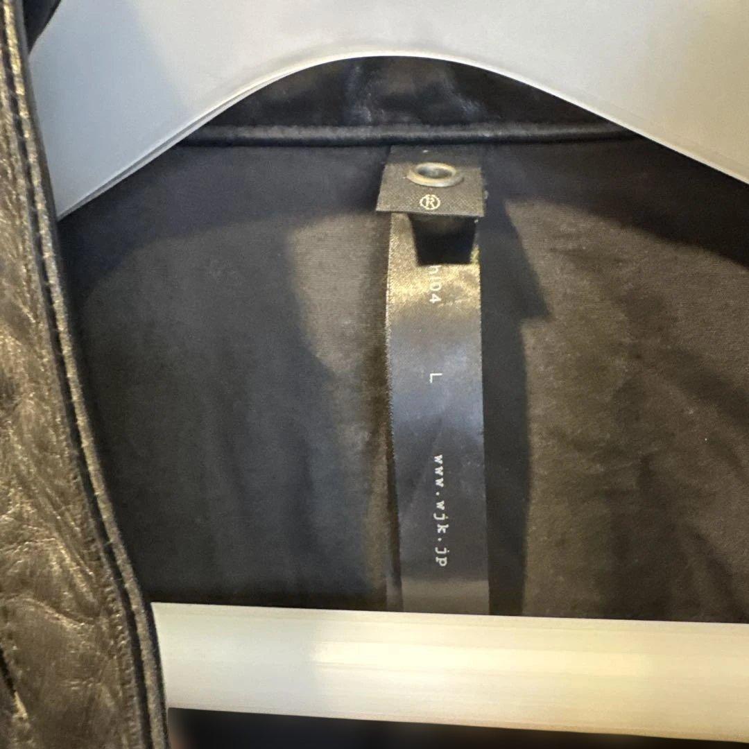 WJK レザー ライダースジャケット