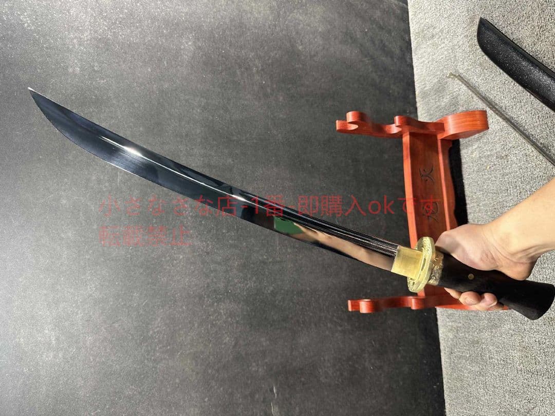 剃首造片手斬り馬刀  古兵器 武具 刀装具 日本刀 模造刀 居合刀