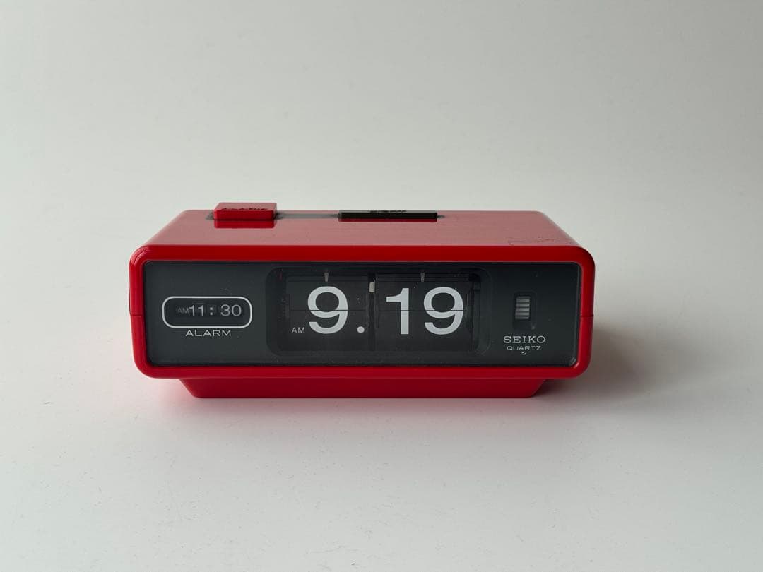 昭和レトロ★SEIKO パタパタ時計 目覚まし時計 QN 407R 当時物