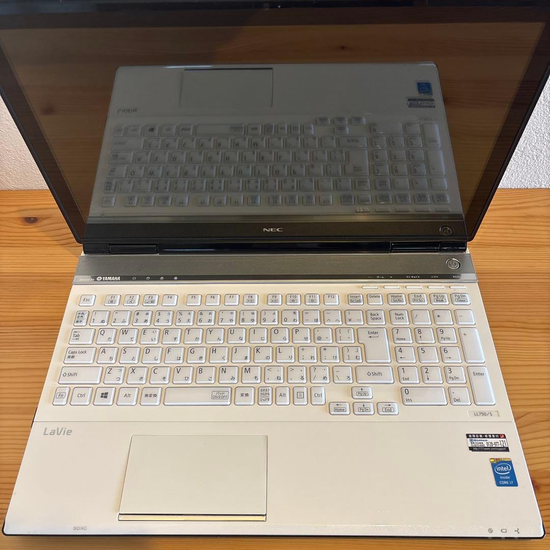 Windowsノート本体 NEC LaVie PC-LL750SSW
