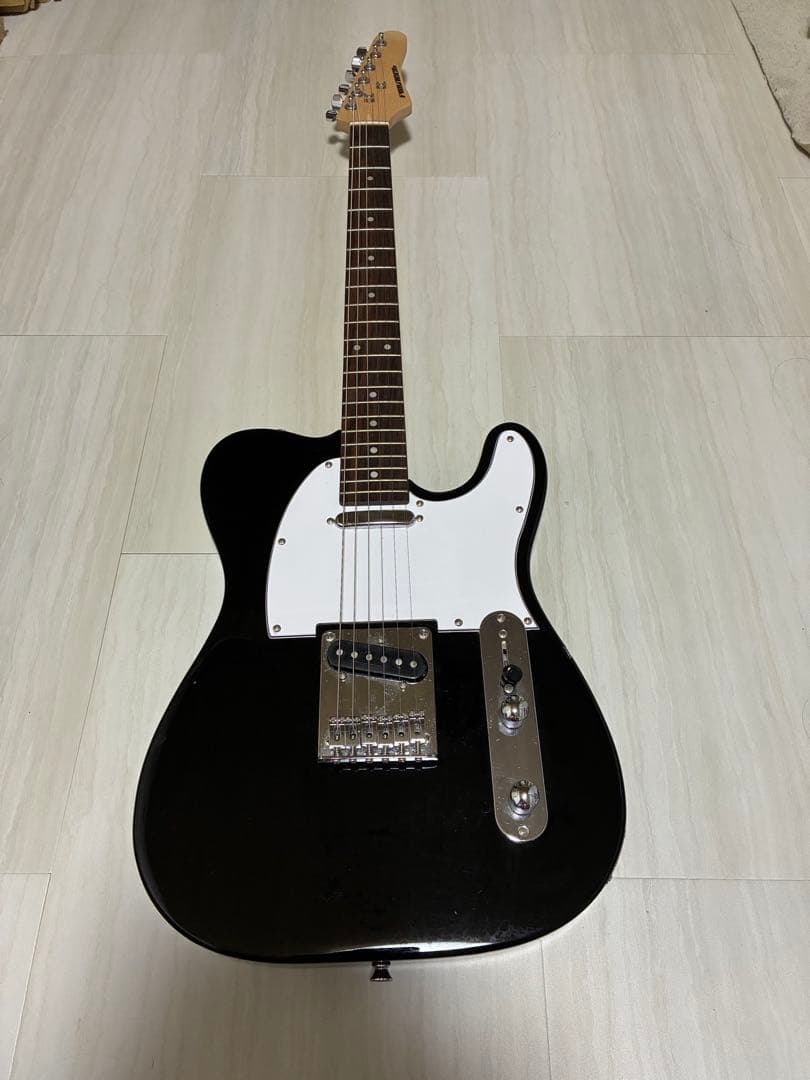 エレキギター プレイテック PlayTech テレキャスター ブラック