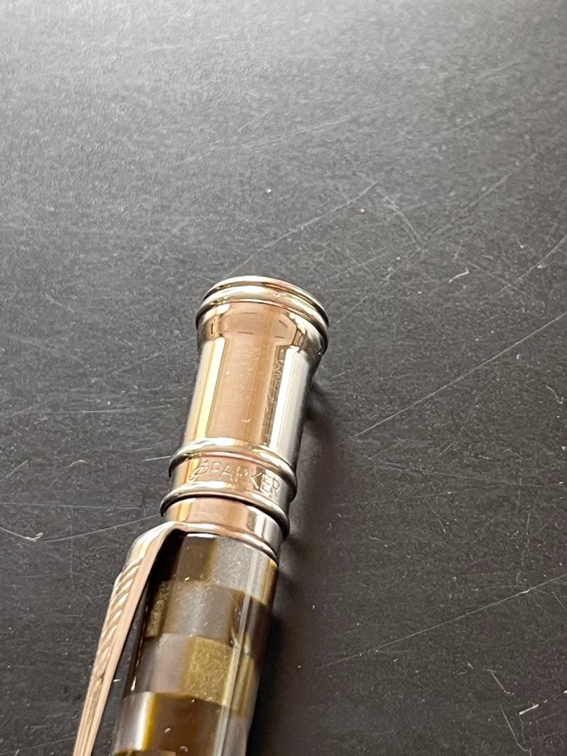 パーカー デュオフォールド ボールペン マーブル グリーン