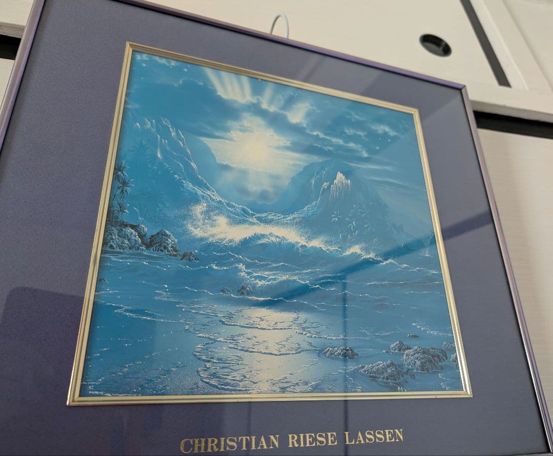 クリスチャン・リース・ラッセン 自然風景画 「マウイムーンII」印刷物