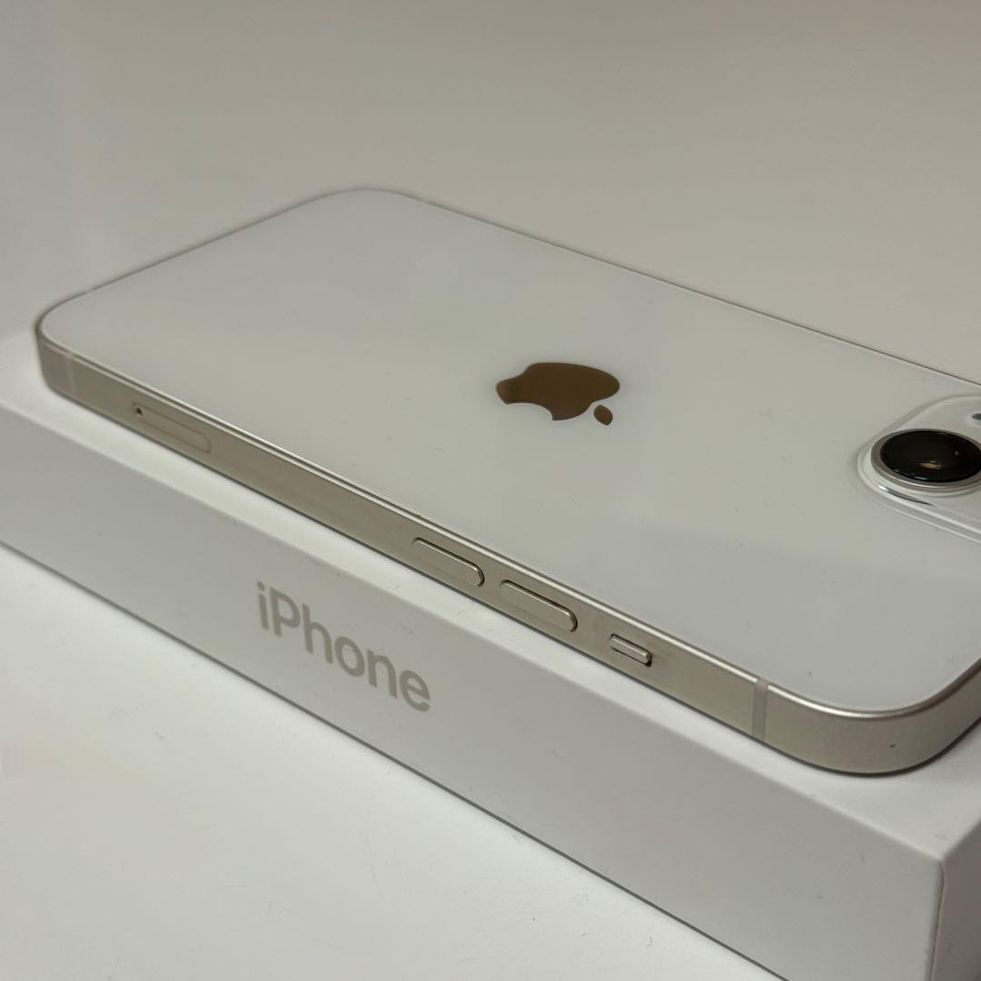 Apple iPhone13 本体 128GB スターライト 初期化済 77%