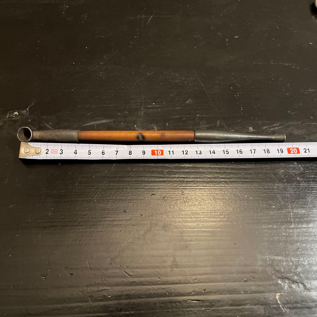 純銀製　刻印　両国　村田　キセル　時代物　送料無料　総重量34.4g