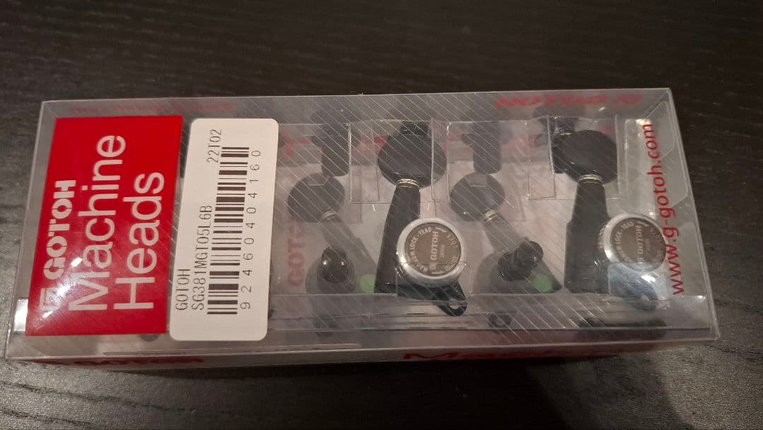 GOTOH SG381-MG-T ブラック ギター ロックペグ ゴトー