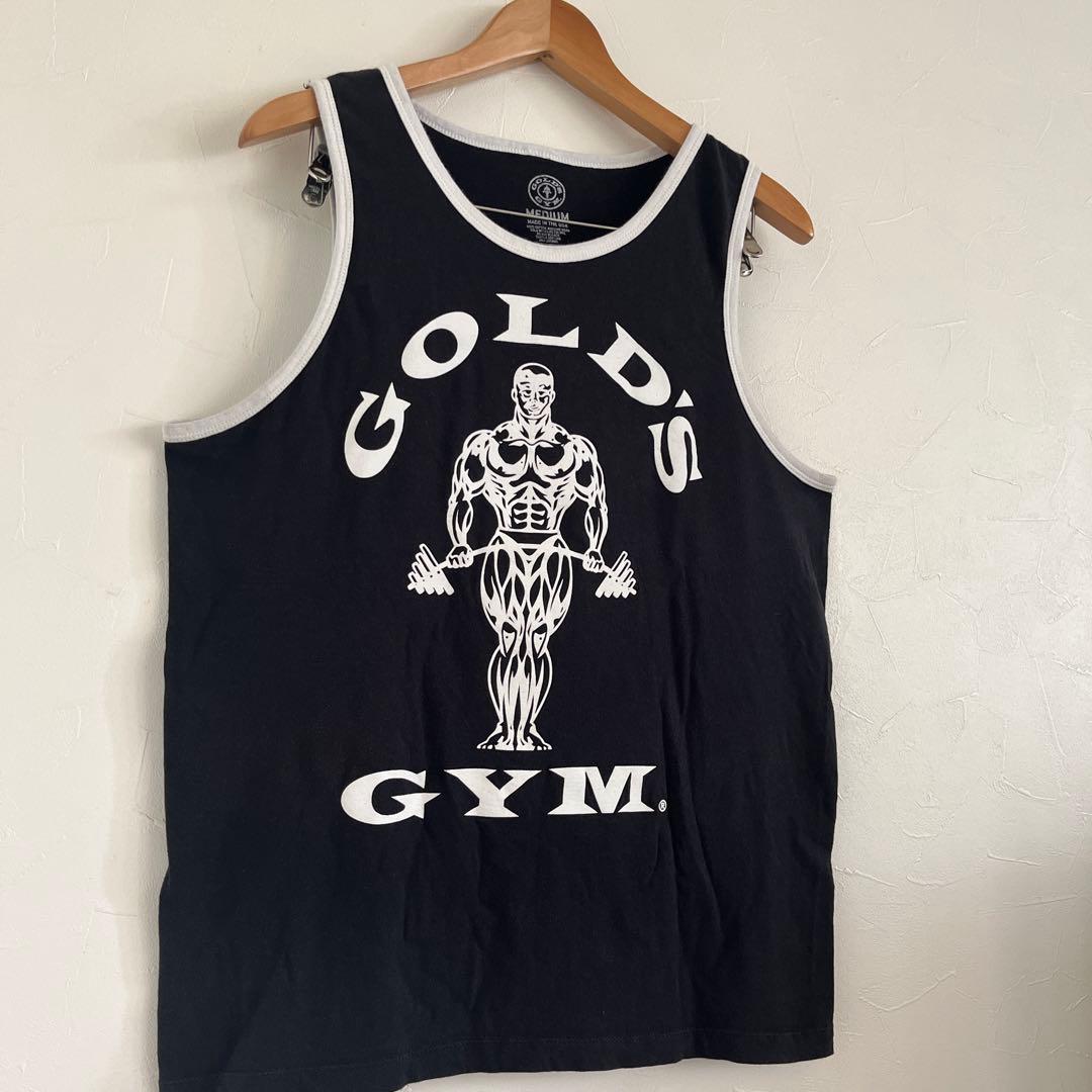 ゴールドジム　リンガータンクトップ　gold's gym M ボディビル