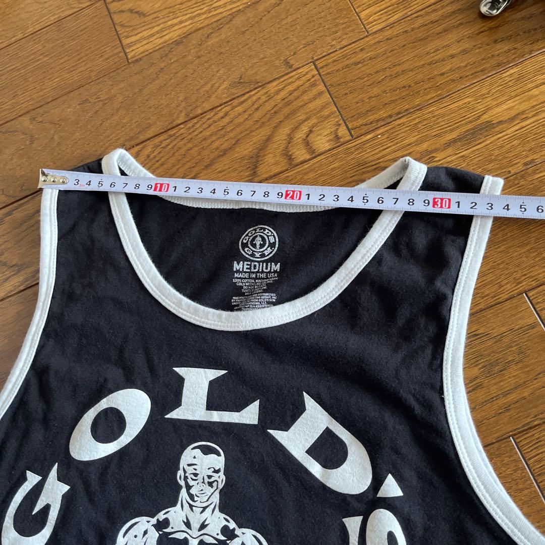 ゴールドジム　リンガータンクトップ　gold's gym M ボディビル