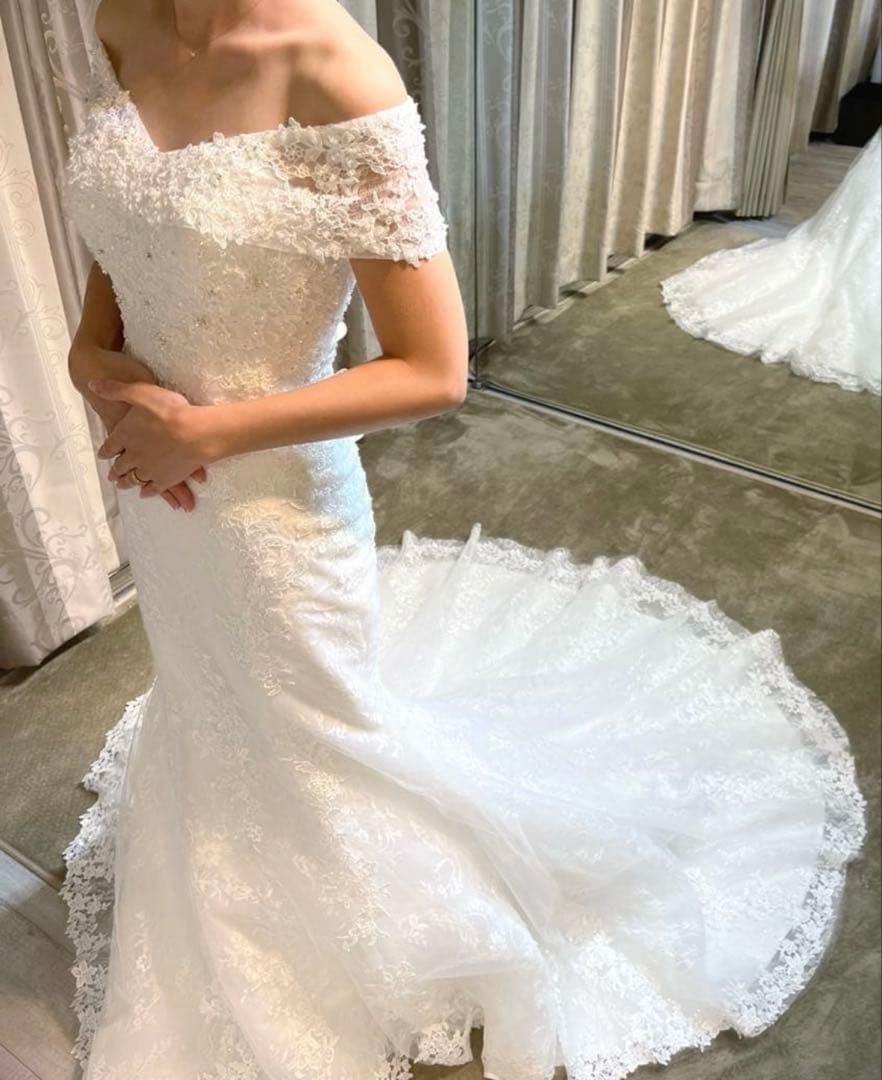 YNS ウエディングドレス　マーメイド