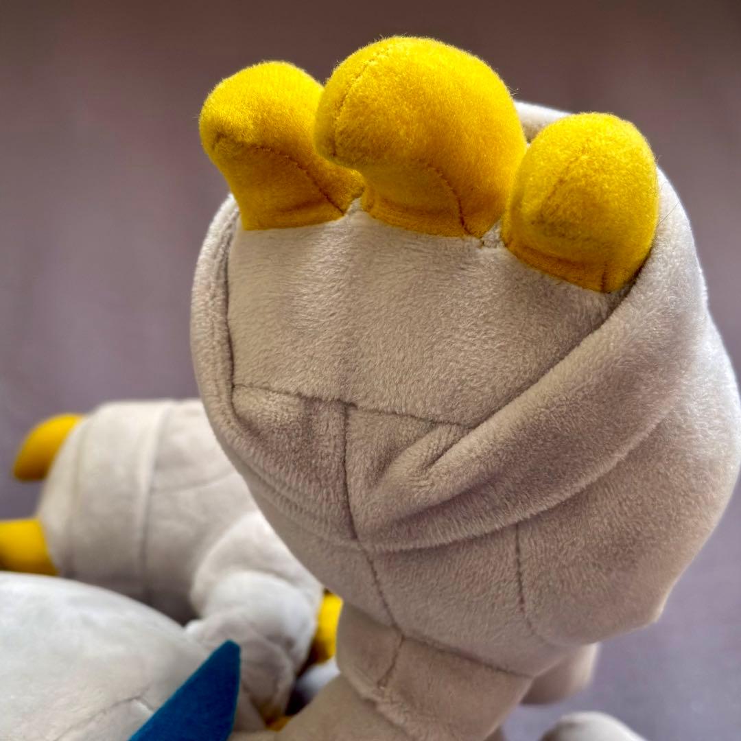 レア☆銀色のメガメタグロス 色違い ポケモンセンター ぬいぐるみ 中古 タグ付き