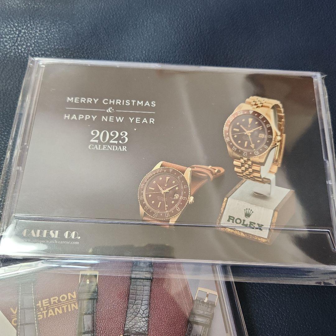 ROLEX TUDOR等 ケアーズ製 時計の卓上カレンダー 2023～2025