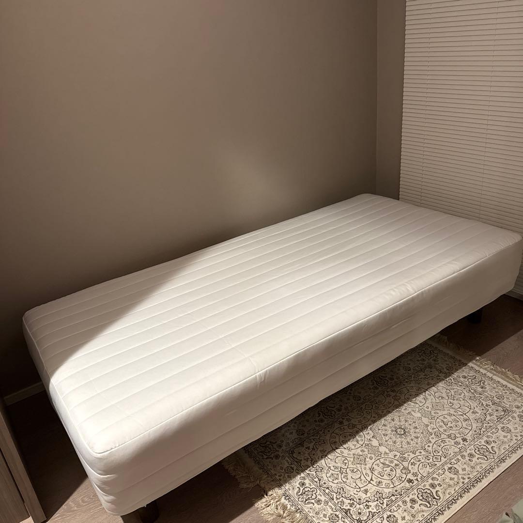 【送料込】無印良品 脚付マットレス シングル