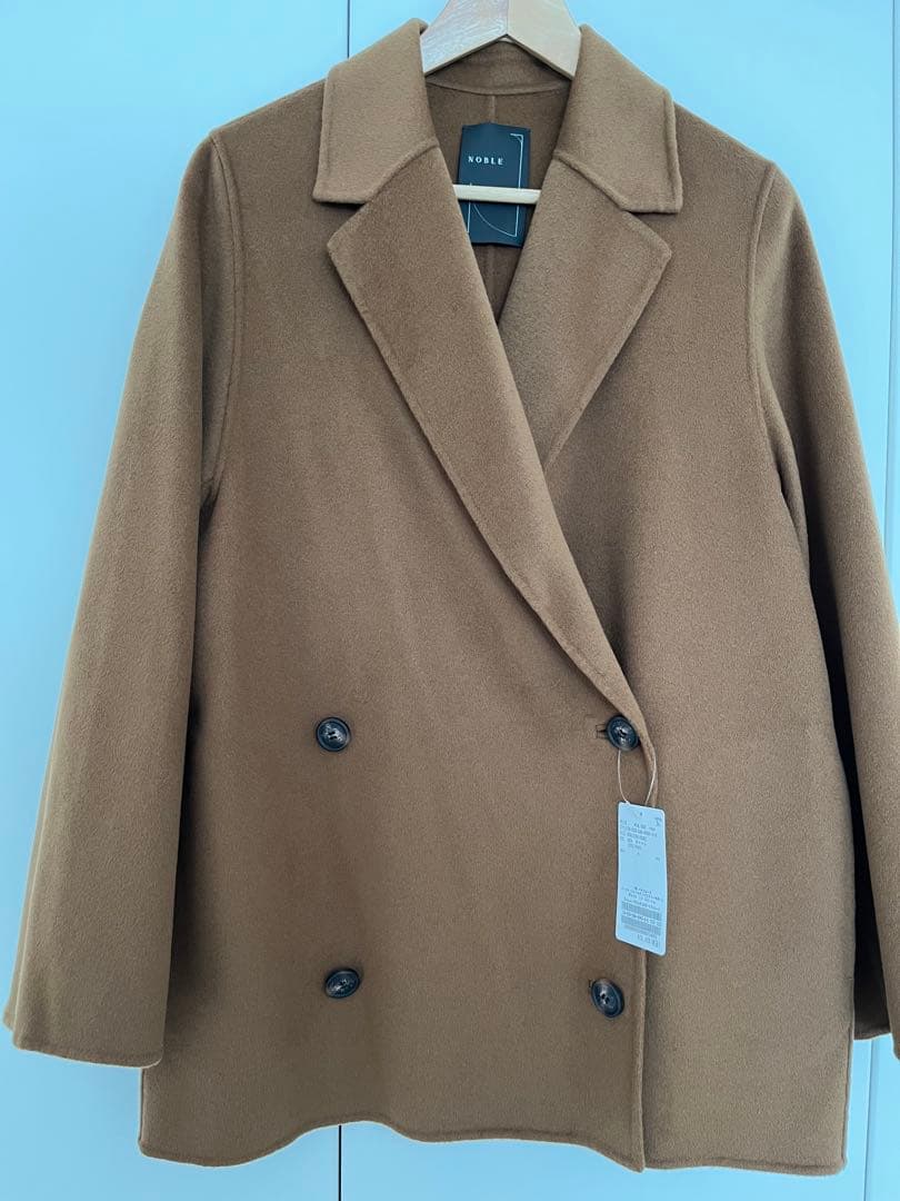 ◆タグ付き新品◆Noble Super160sチェスターミドルコート