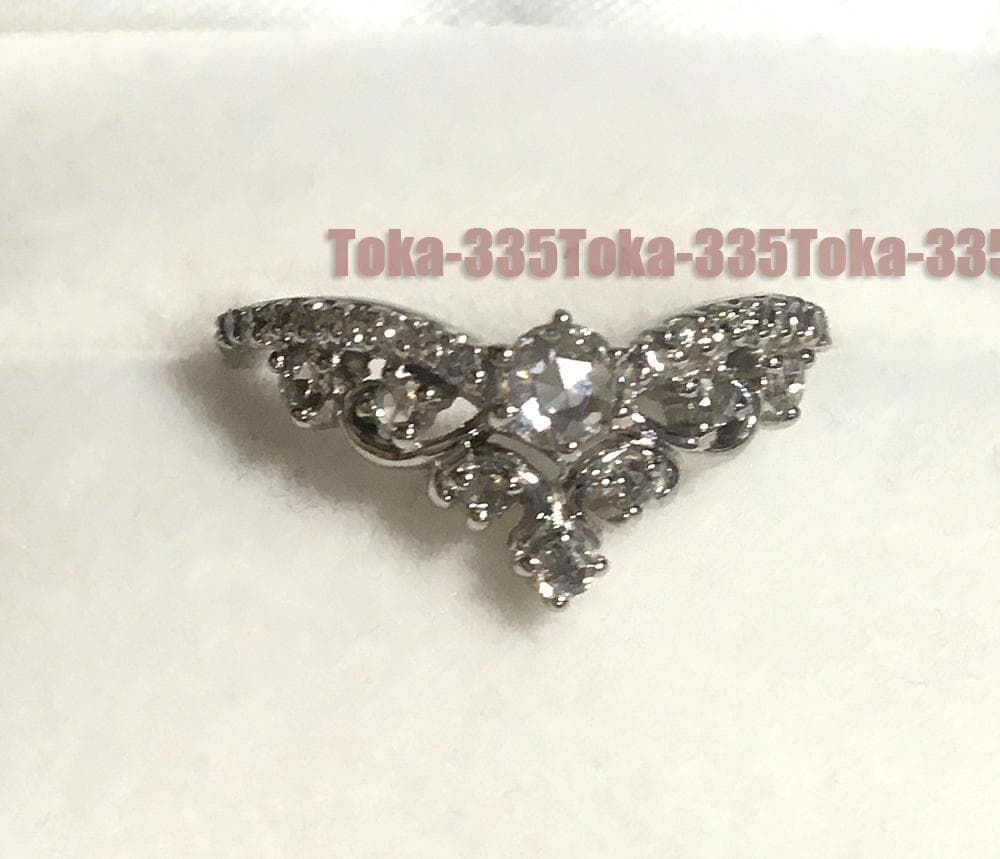 お値下 定価30万 新品 10号 K18WG リング ベーネベーネ“女王の風格”