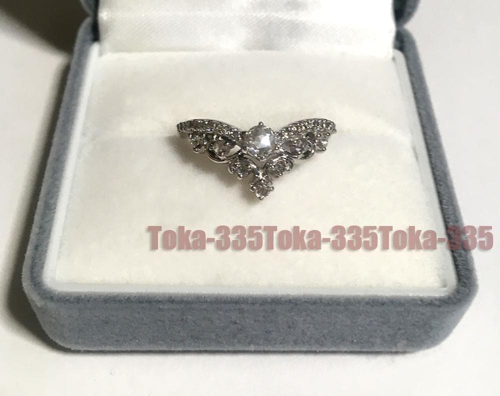 お値下 定価30万 新品 10号 K18WG リング ベーネベーネ“女王の風格”