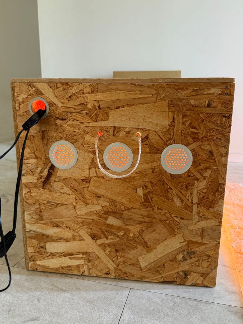 木製飼育ケージ セット ヒーター・照明 • シェルター • 餌皿付き